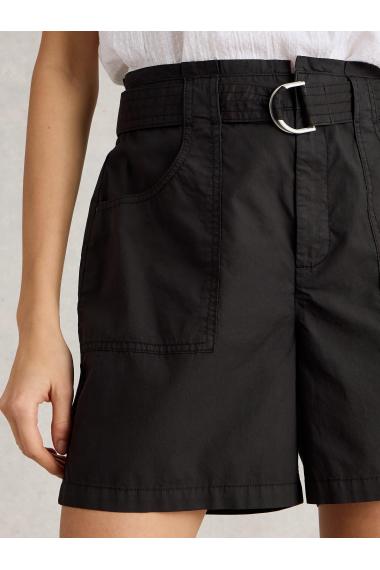 White Stuff Womens Teakie Short  in PURE_BLK Art WS443425