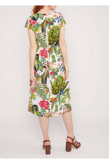 Blutsgeschwister Midi- Kleid Total Liberty Maniac in Color greek poetry garden, Gr.S