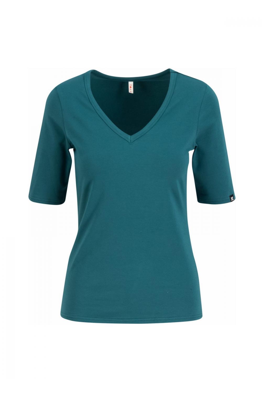 Blutsgeschwister Kurzarm Shirt Sunshine Camp in Color designed blueish, Gr.S