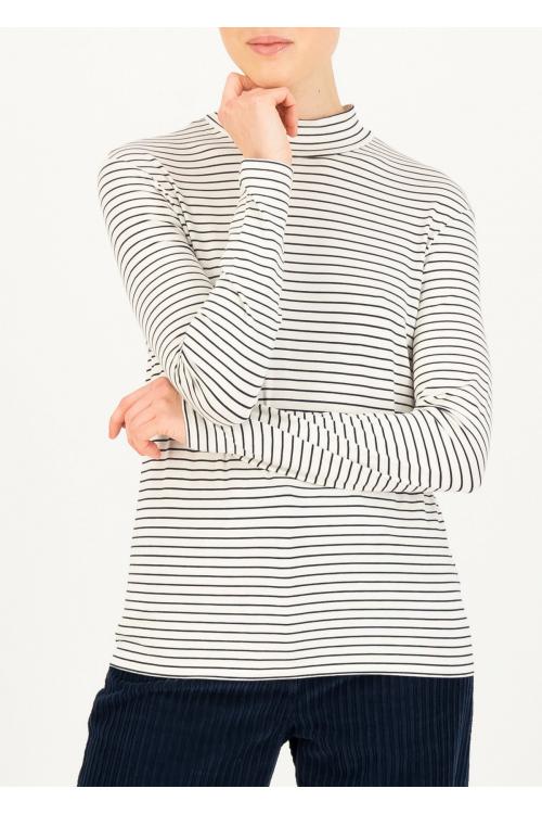 Blutsgeschwister Langarm- Shirt Lonely Lips Turtle in Color nautical stripes, Gr.S