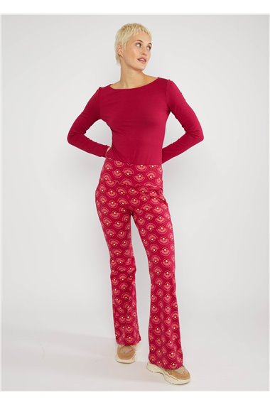 Blutsgeschwister Maxi- Hose Easy Flared in delightful flower dance Gr. S