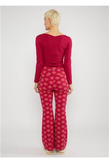 Blutsgeschwister Maxi- Hose Easy Flared in delightful flower dance Gr. S