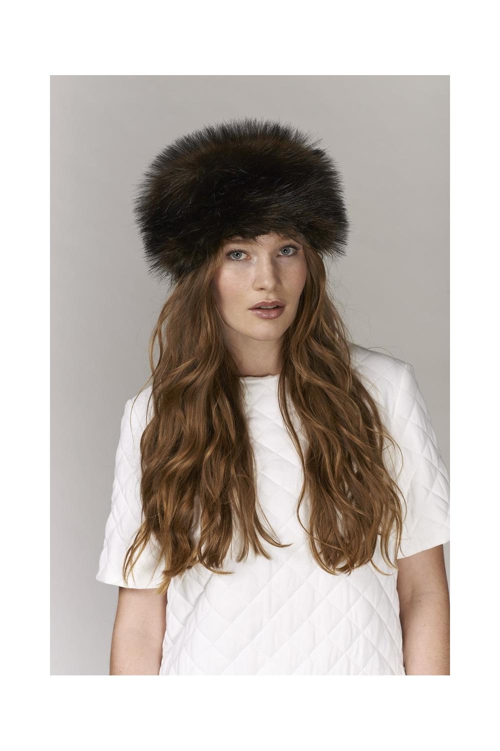 Unreal Fur URF8600315-CHO - Natasha Hat Chocolate